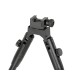 Adjustable Bipod For RIS Rail - Short, Improve stability and accuracy with the Rokstad Adjustable Bipod, designed to provide a solid shooting platform for compatible rifles